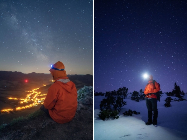  Fotograf a príprava na fotenie astrofotografie.