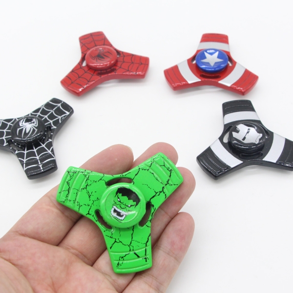 fidget spinner Avengers Super Hero Captain American font b Spiderman b font Hulk Ironman Fidget font